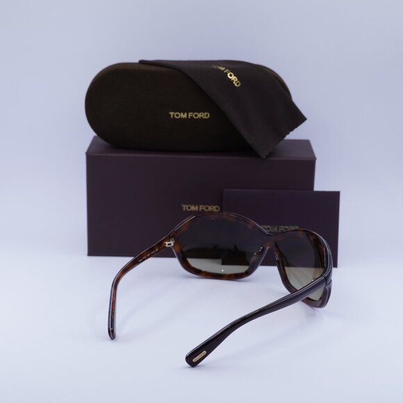 Tom Ford FT0122 PATEK 50F Geometric Sunglasses - Brown/Havana/Brown - Picture 7 of 8